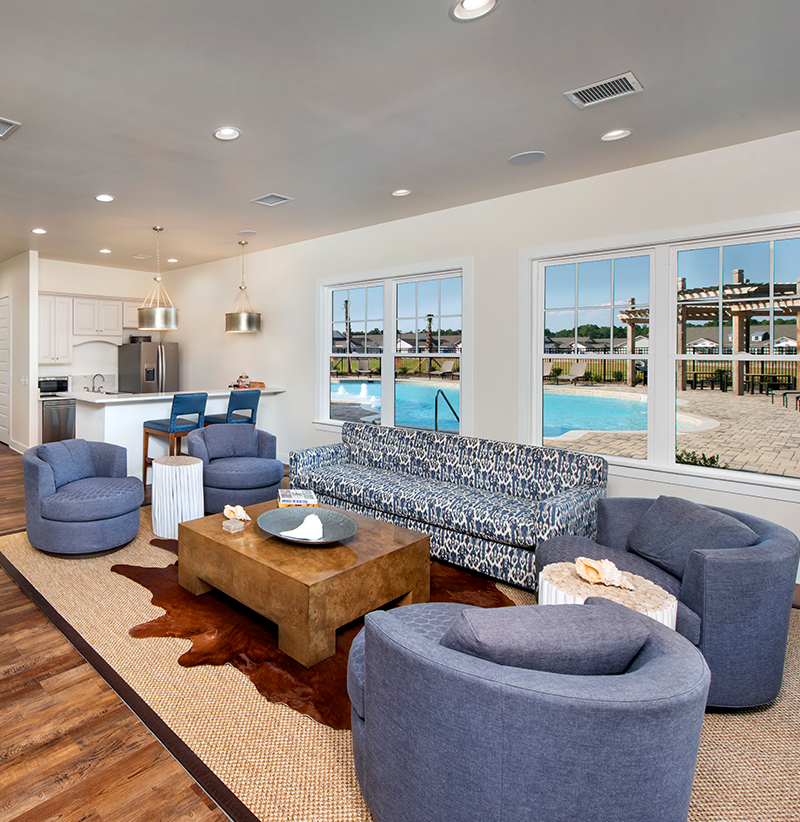 amenities-2 Encore at Beacon Place Single Story Apartments - Interior Clubhouse